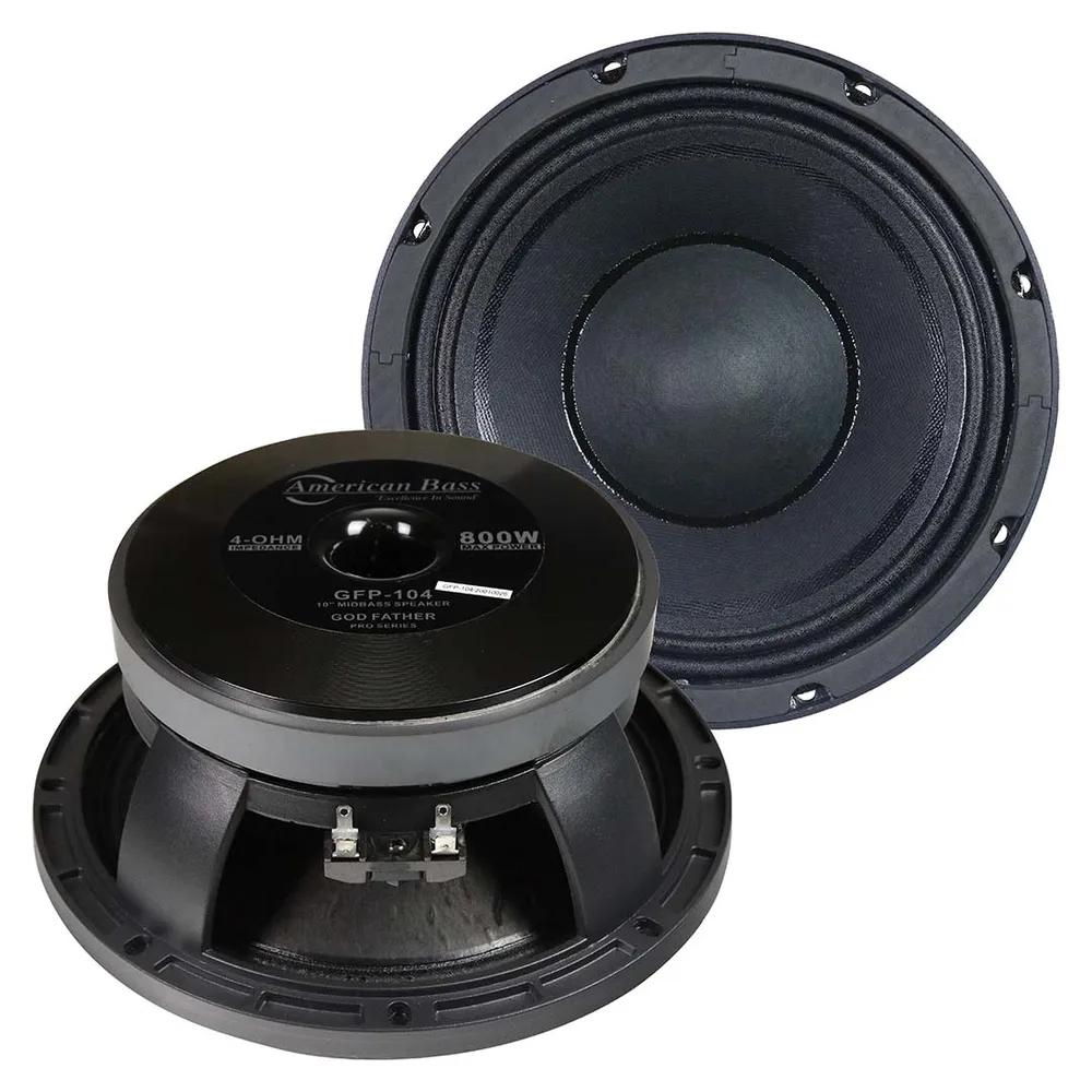 GFP104 American Bass 10″ Midbass Speaker 400W RMS/800W Max 4 Ohm