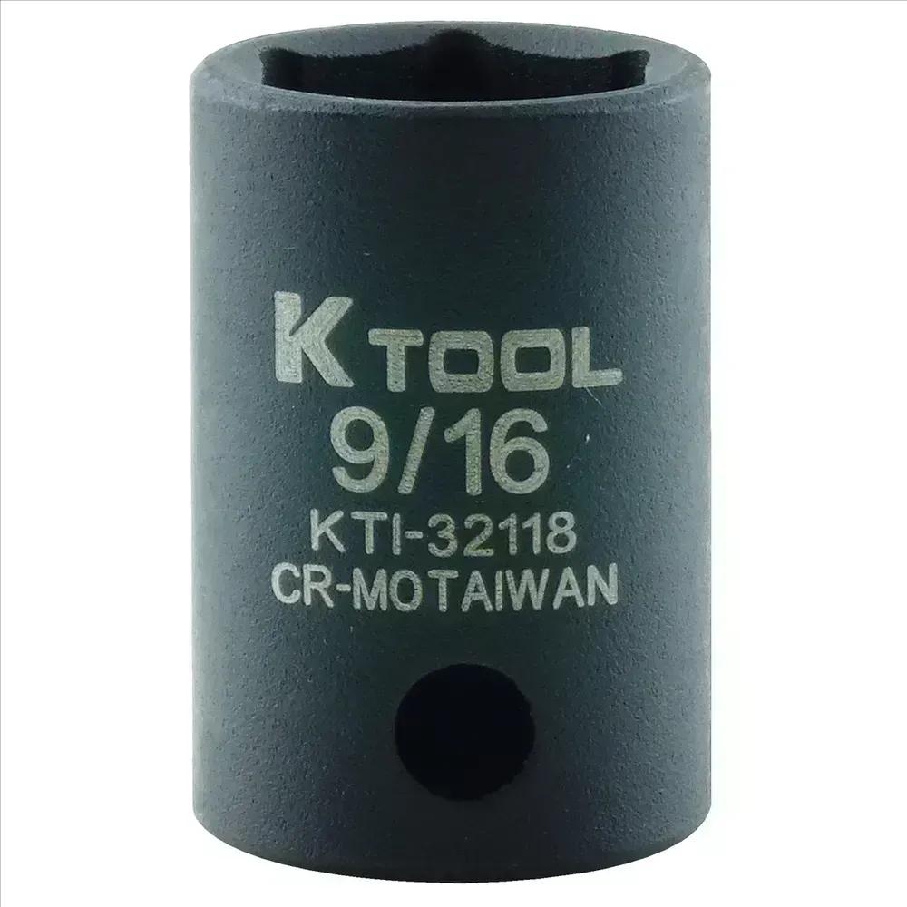 K Tool International SOC 9/16 3/8D IMP 6PT