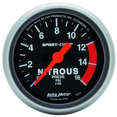 AutoMeter 3374 Nitrous Oxide Pressure Gauge