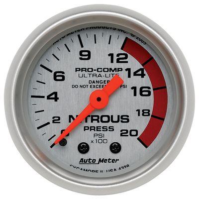 AutoMeter 4328 Nitrous Oxide Pressure Gauge