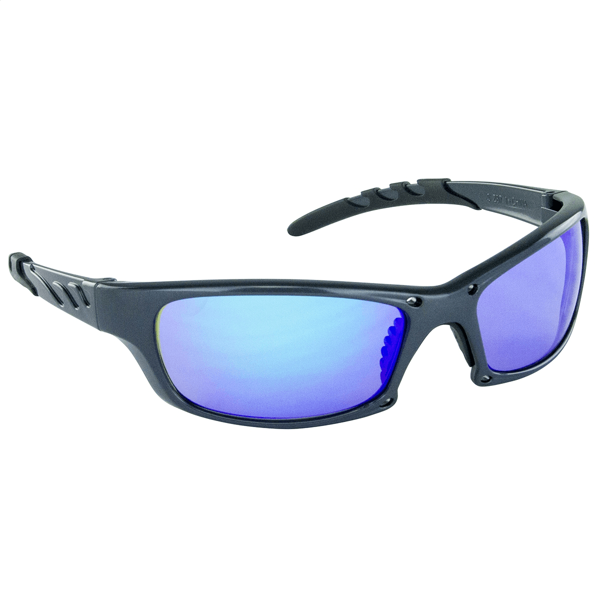 SAS Safety GTR High-Impact Charcoal Frame Poly Purple Haze Lens Safe Glasses  Eye Protection  in Polybag